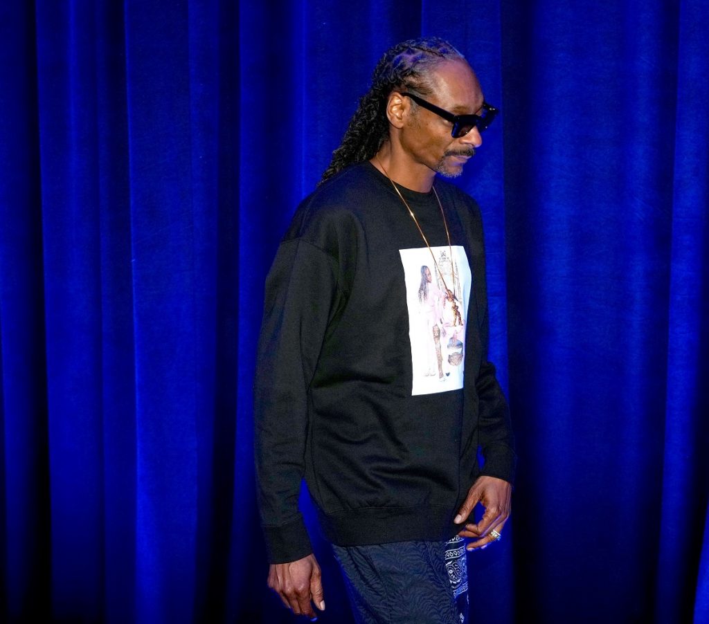 Snoop Dogg assiste à la conférence de presse du Pepsi Super Bowl LVI Halftime Show