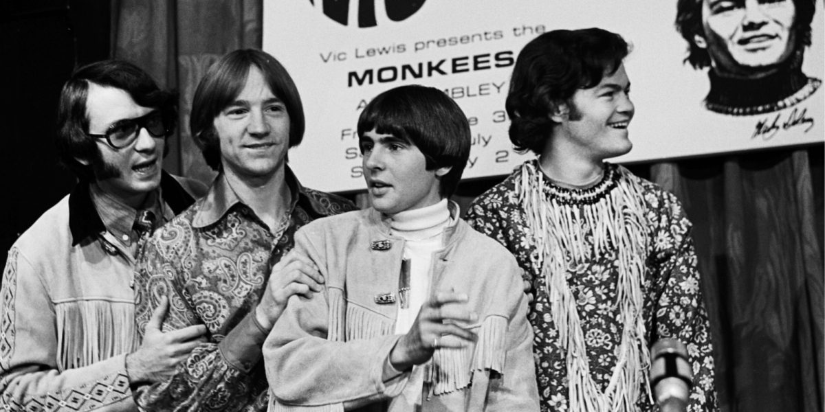 Les Monkees : Mike Nesmith, Peter Tork, Davy Jones et Micky Dolenz.