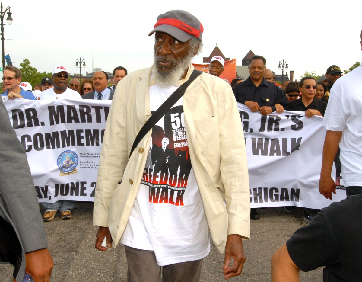 Dick Gregoy lors d'une marche