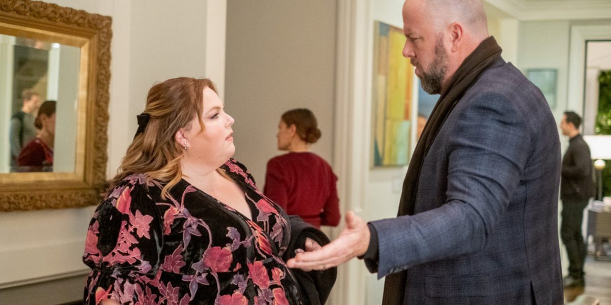 chrissy metz et chris sullivan sur le tournage de c'est nous