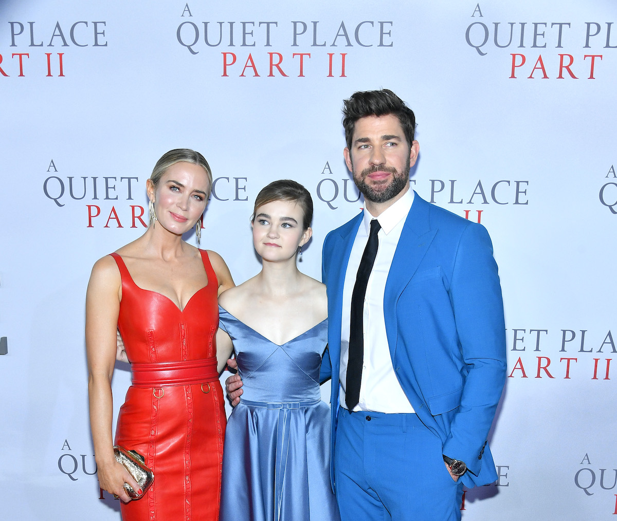 Emily Blunt, Millicent Simmonds et John Krasinski se sont tous déguisés devant 
