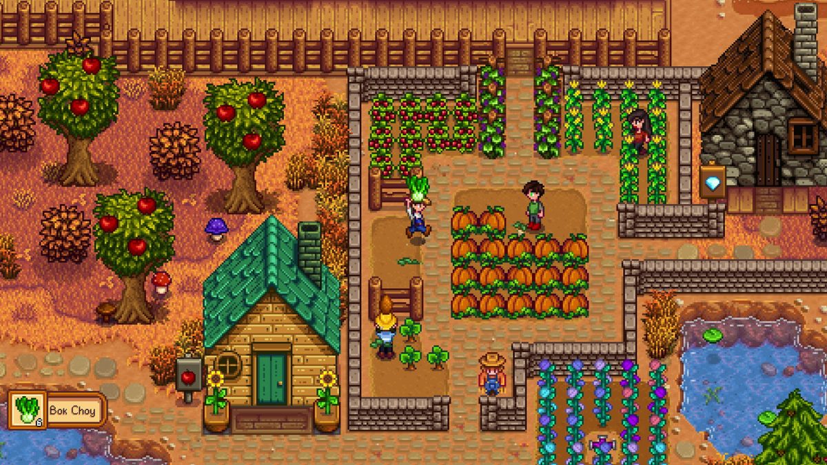 Une ferme à Stardew Valley, un jeu auquel jouent de nombreux fans d'Animal Crossing