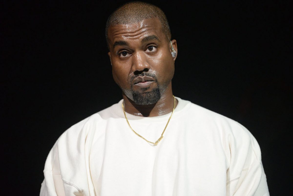 Kanye West pris au dépourvu sur une photo