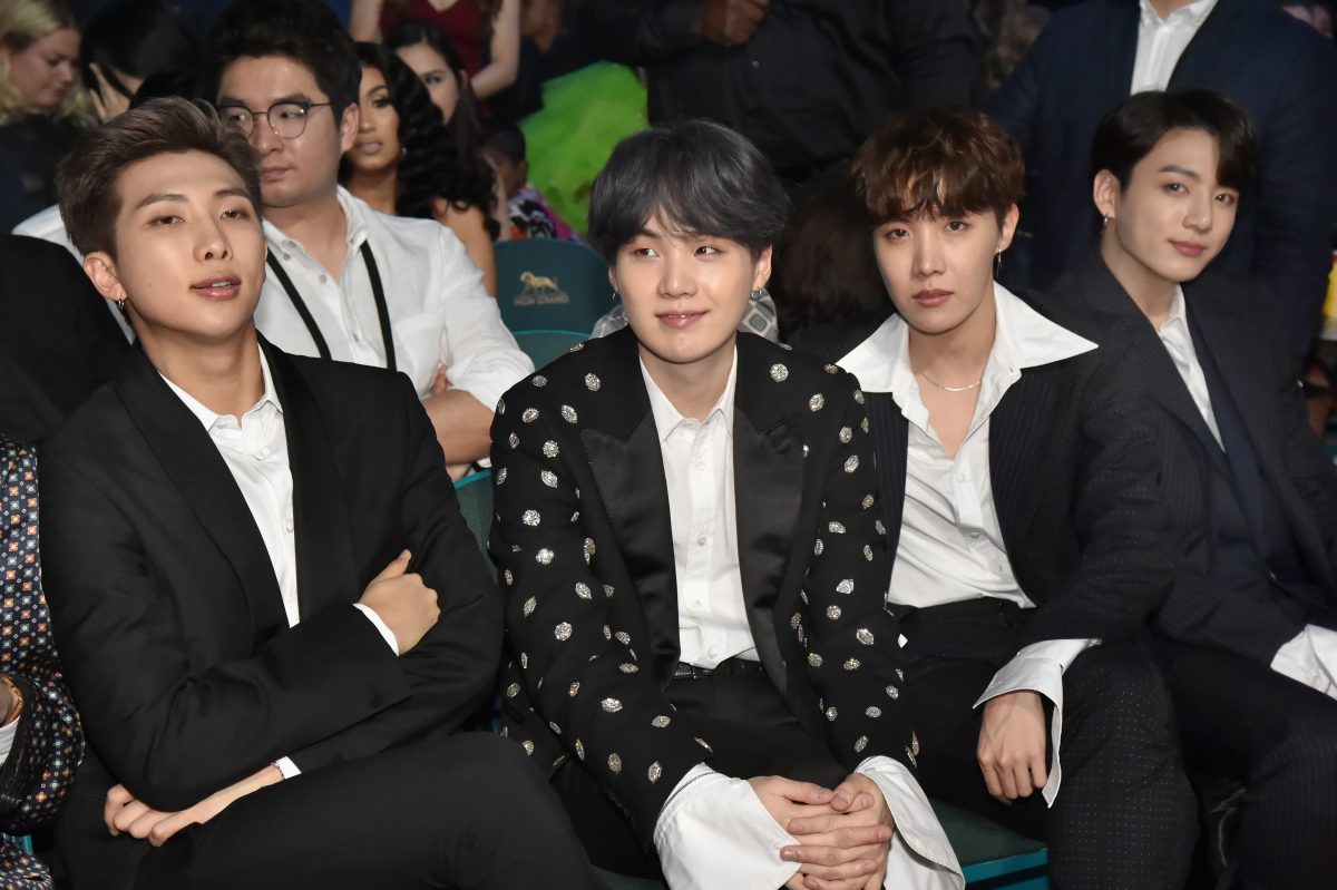 BTS assiste aux Billboard Music Awards 2019 au MGM Grand Garden Arena