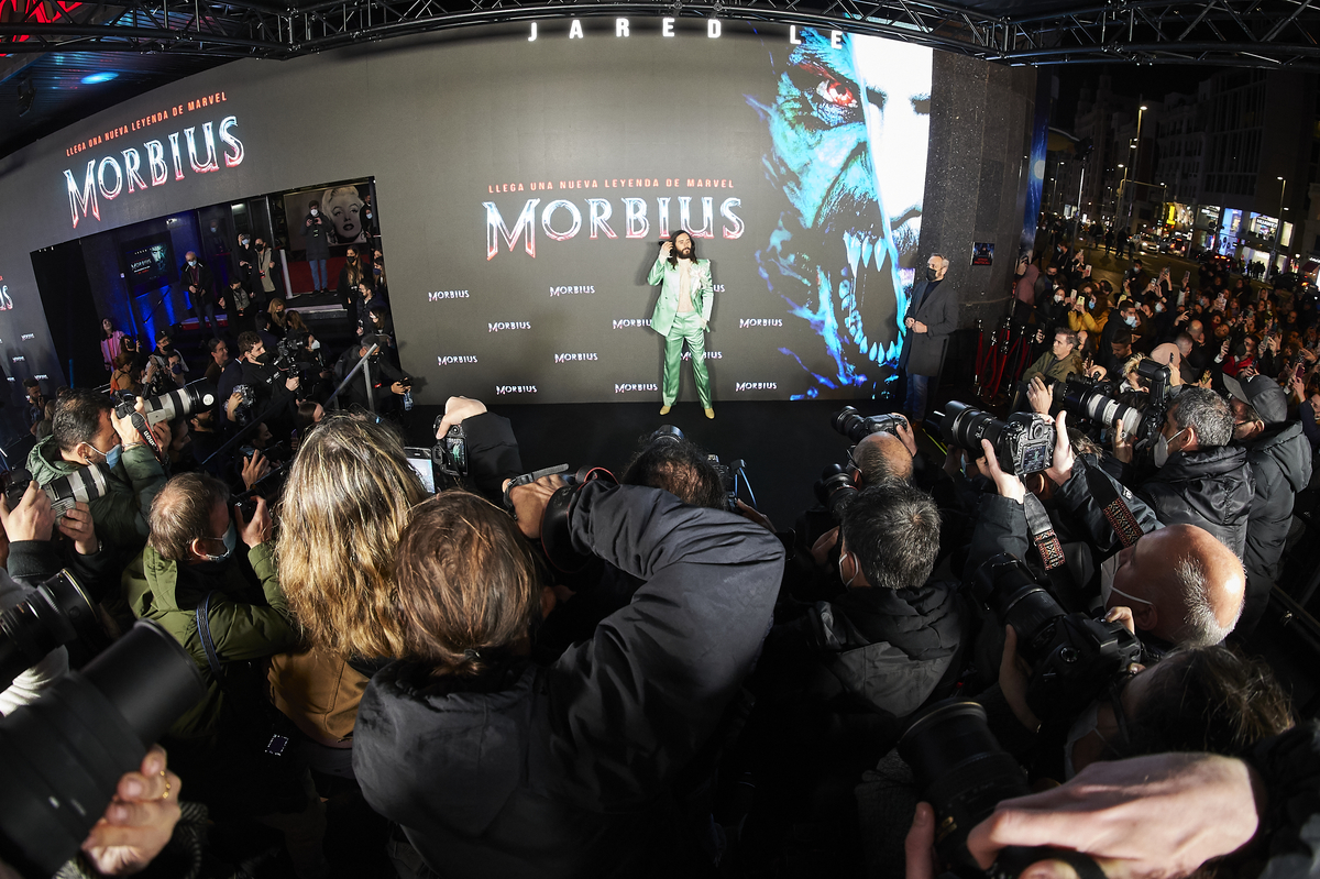 Jared Leto assiste à la première de 'Morbius'