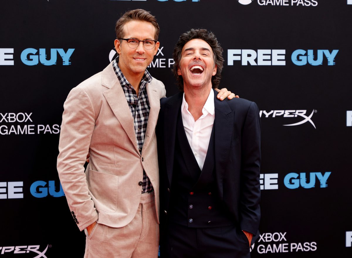 Ryan Reynolds et Shawn Levy à la première de 