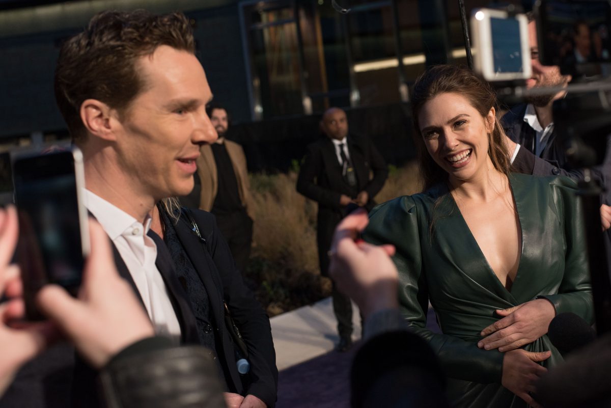 Benedict Cumberbatch et Elizabeth Olsen, stars de