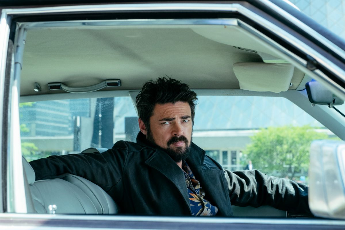 Karl Urban dans le rôle de Billy Butcher dans l'épisode 1 de