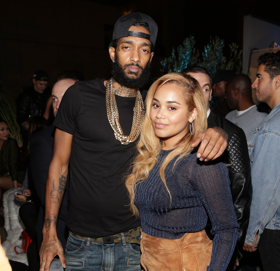 Nipsey Hussle et Lauren London posent pour la photo
