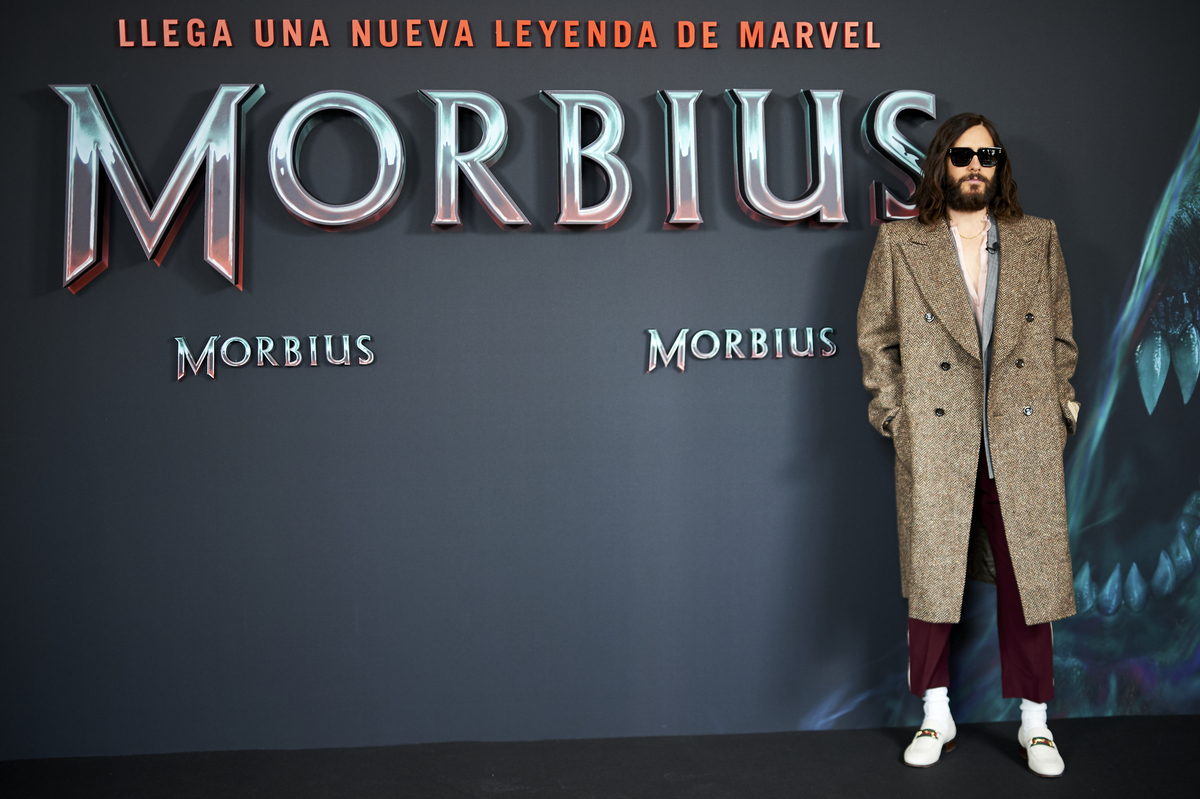 Jared Leto à l'avant-première du film Sony Universe mettant en vedette le méchant de Spider-Man, 