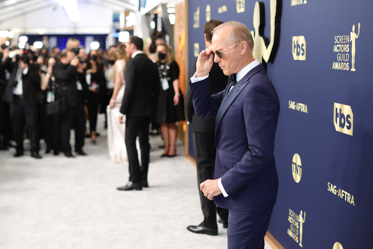 'Morbius' Adrian Toomes acteur Michael Keaton assiste à la 28e Screen Actors Guild Awards