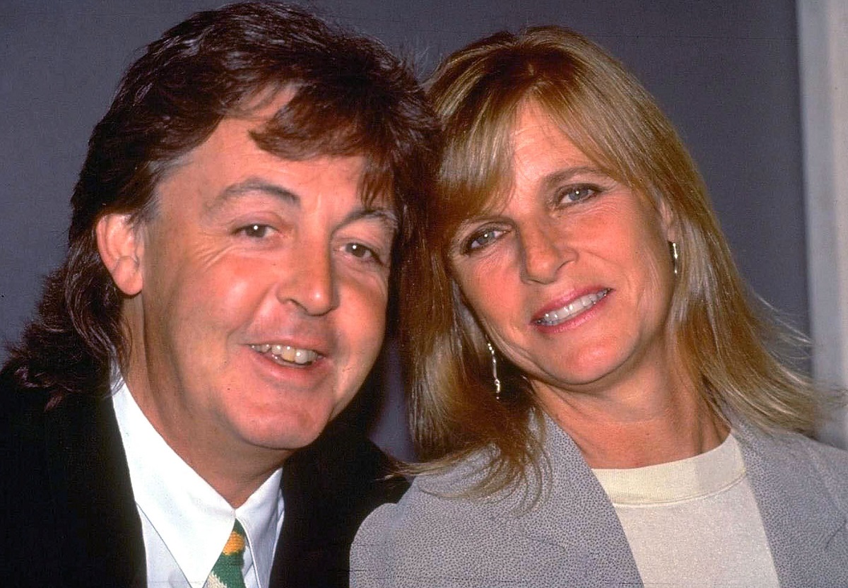Paul McCartney et sa femme Linda.