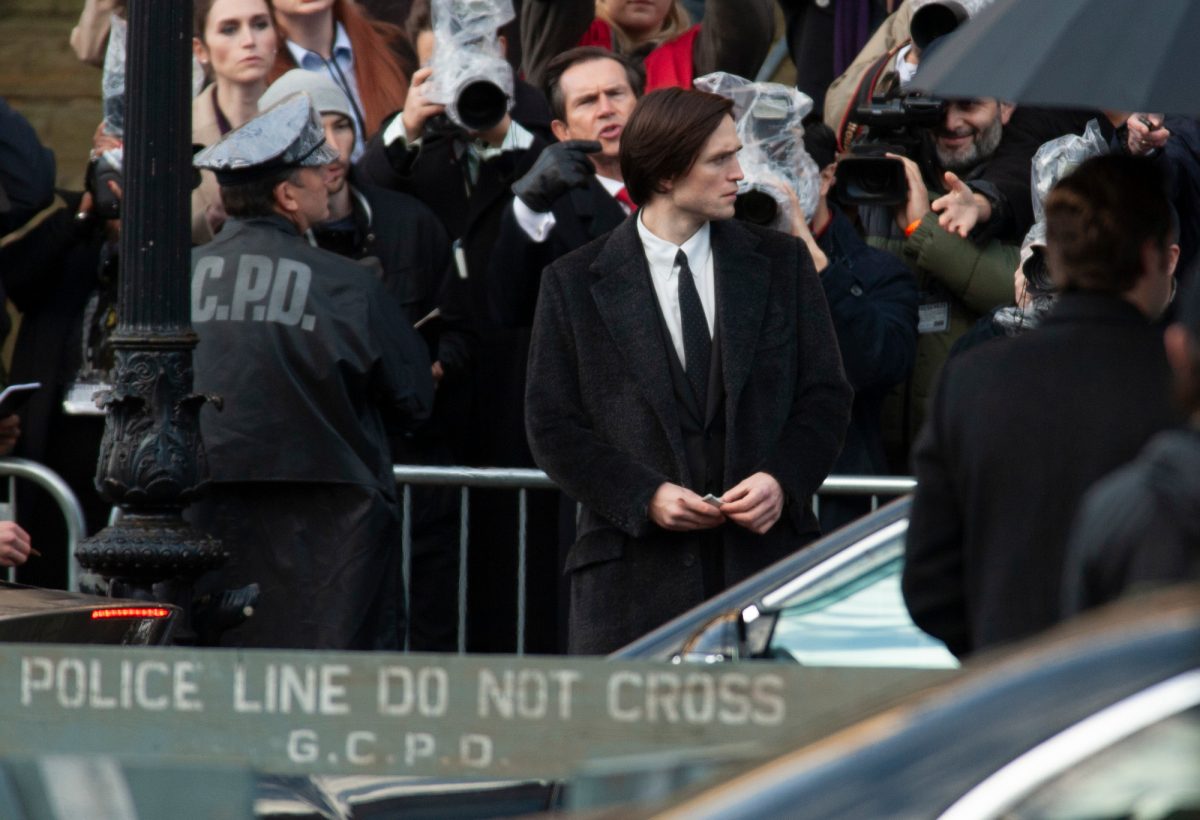 Robert Pattinson sur le tournage de