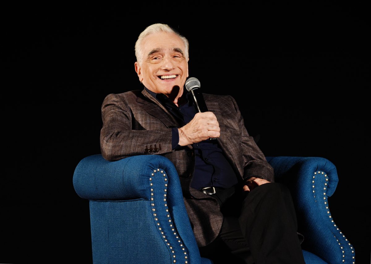 Martin Scorsese prend la parole lors d'une projection AFI de The Irishman