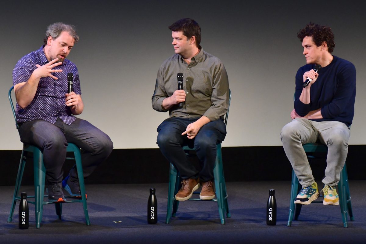 Mike Rianda, Chris miller et Phil Lord discutent du nominé pour le meilleur long métrage d'animation The Mitchells Vs.  L'événement Machines at Savannah Film.