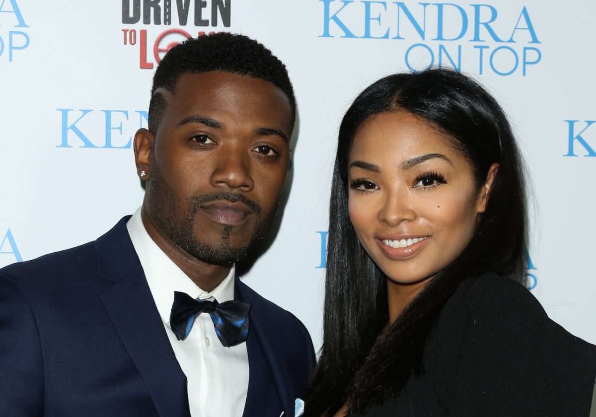 Ray J et Princess Love posent pour la photo
