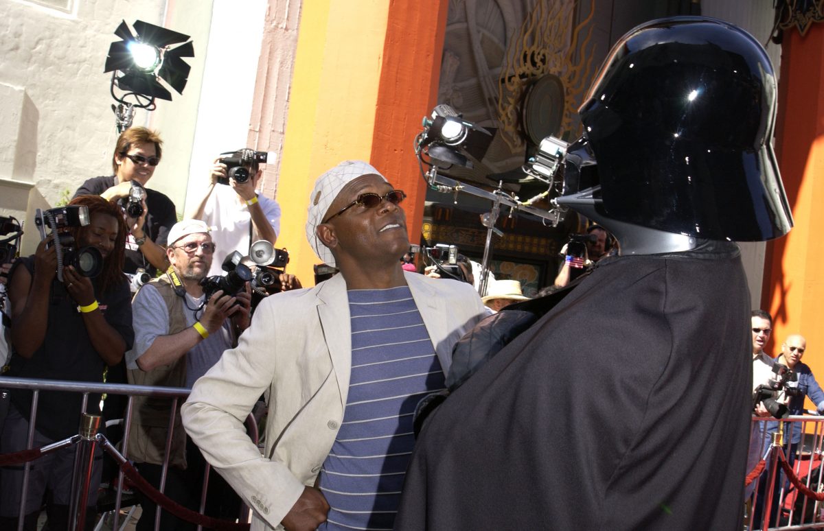 Samuel L. Jackson assiste à la première de Los Angeles de Star Wars : Episode II - L'Attaque des Clones