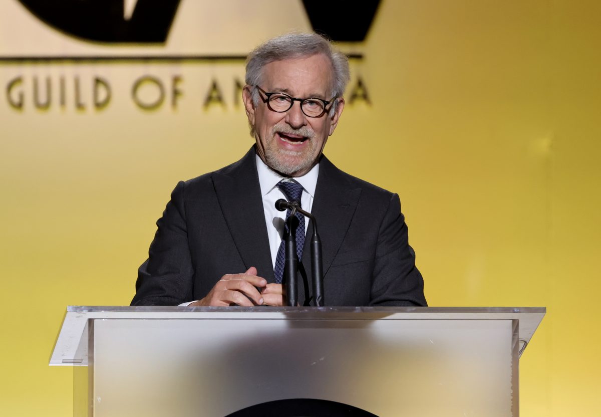 Steven Spielberg de West Side Story prend la parole lors des Producer's Guild of America Awards