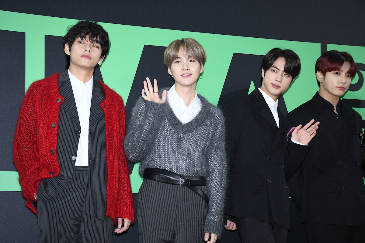 V, Suga, Jin et Jungkook de BTS arrivent aux Melon Music Awards 2019