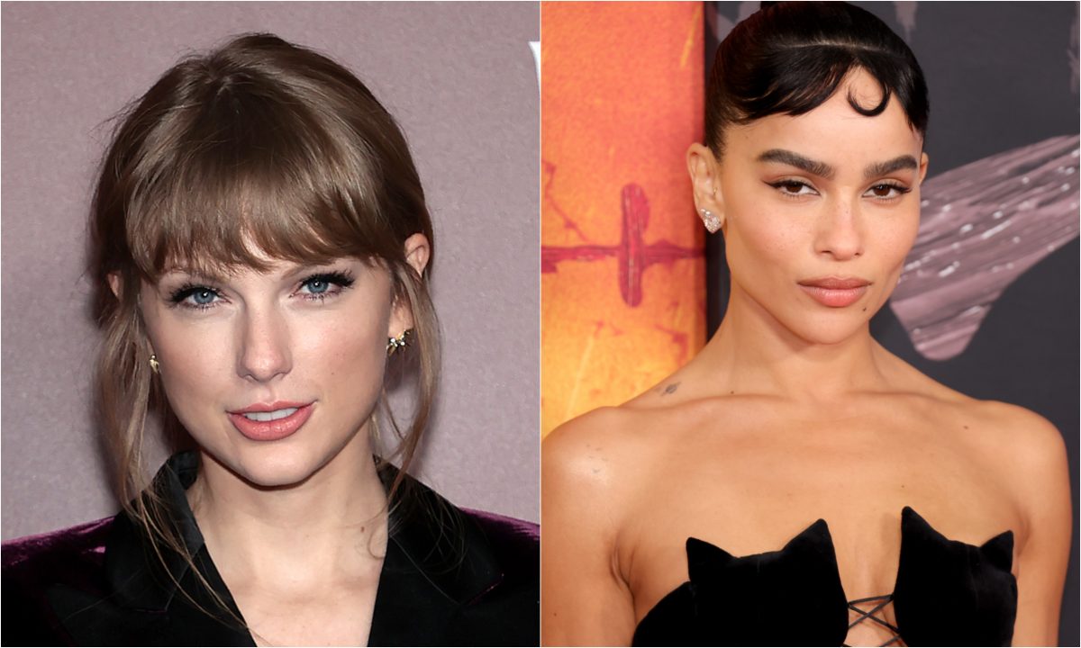 Une photo jointe de Taylor Swift et Zoë Kravitz
