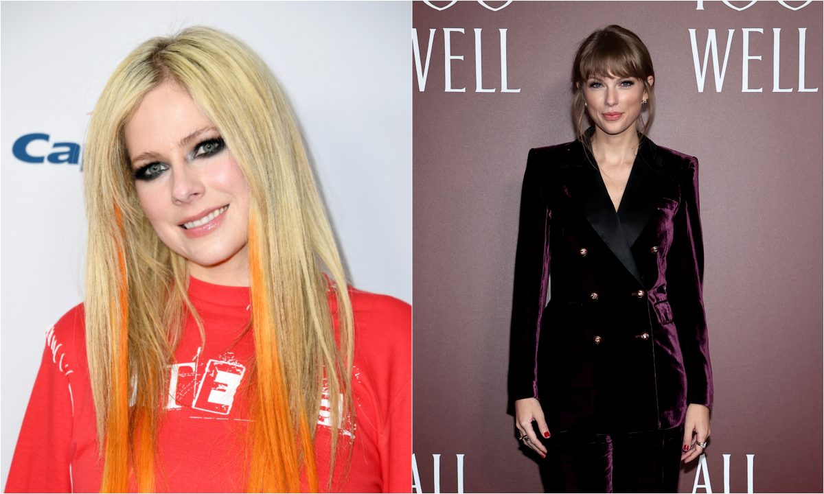 Une photo jointe d'Avril Lavigne et Taylor Swift