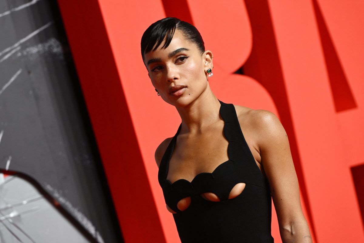 L'acteur Catwoman Zoë Kravitz lors d'une projection de 