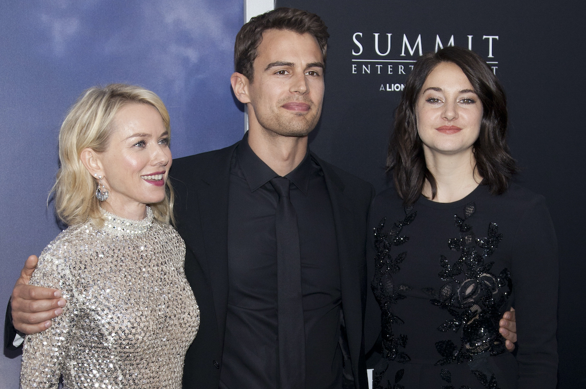 Stars des films divergents : Naomi Watts, Theo James et Shailene Woodley