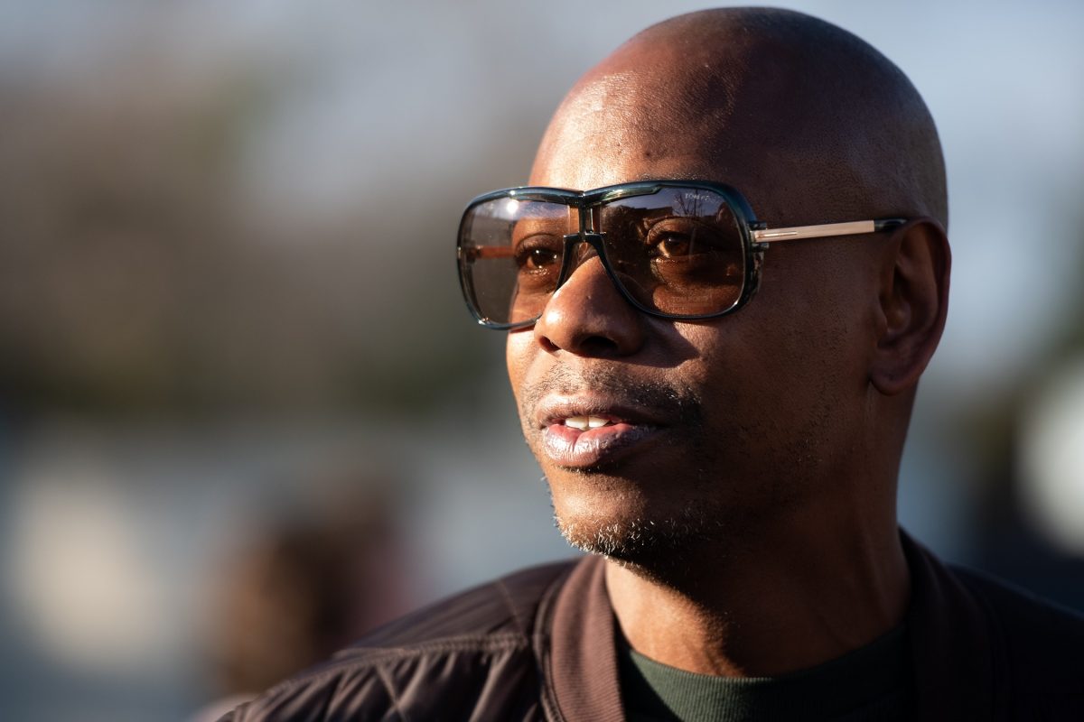 Dave Chappelle est vu à North Charleston, en Caroline du Sud, lors d'une campagne politique