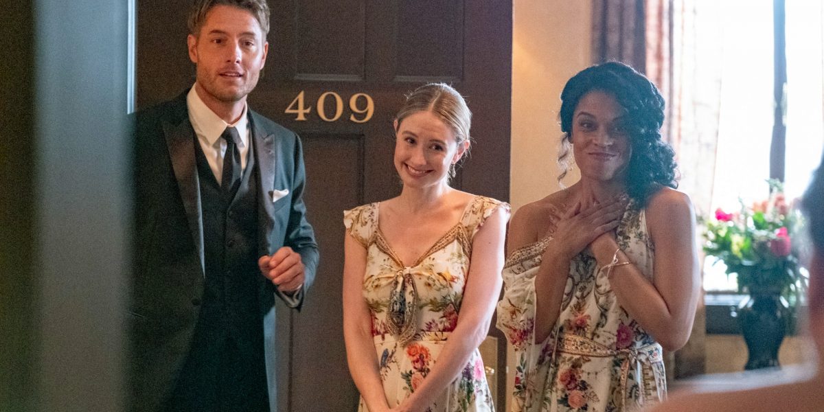 Justin Hartley, Caitlyn Thompson et Susan Kalechi Watson jouent dans This Is Us.
