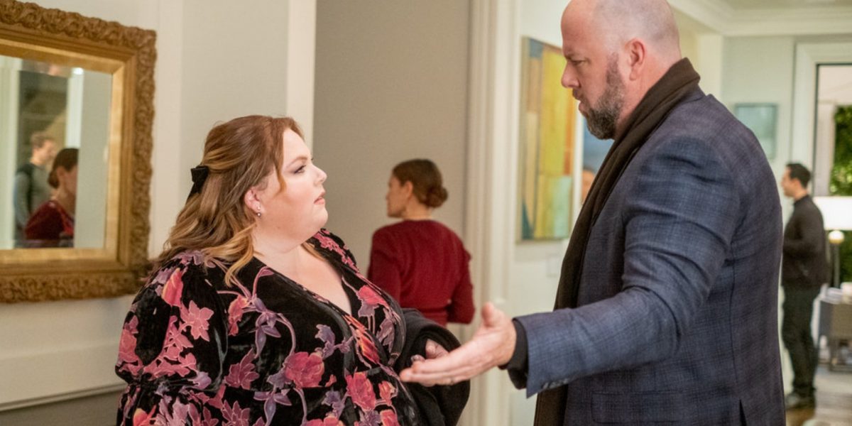 chrissy metz et chris sullivan sur le tournage de c'est nous