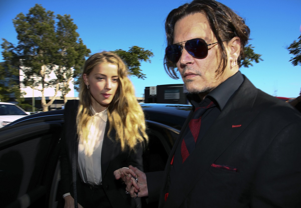 Ohnny Depp et Amber Heard arrivent ensemble devant un tribunal australien en 2015