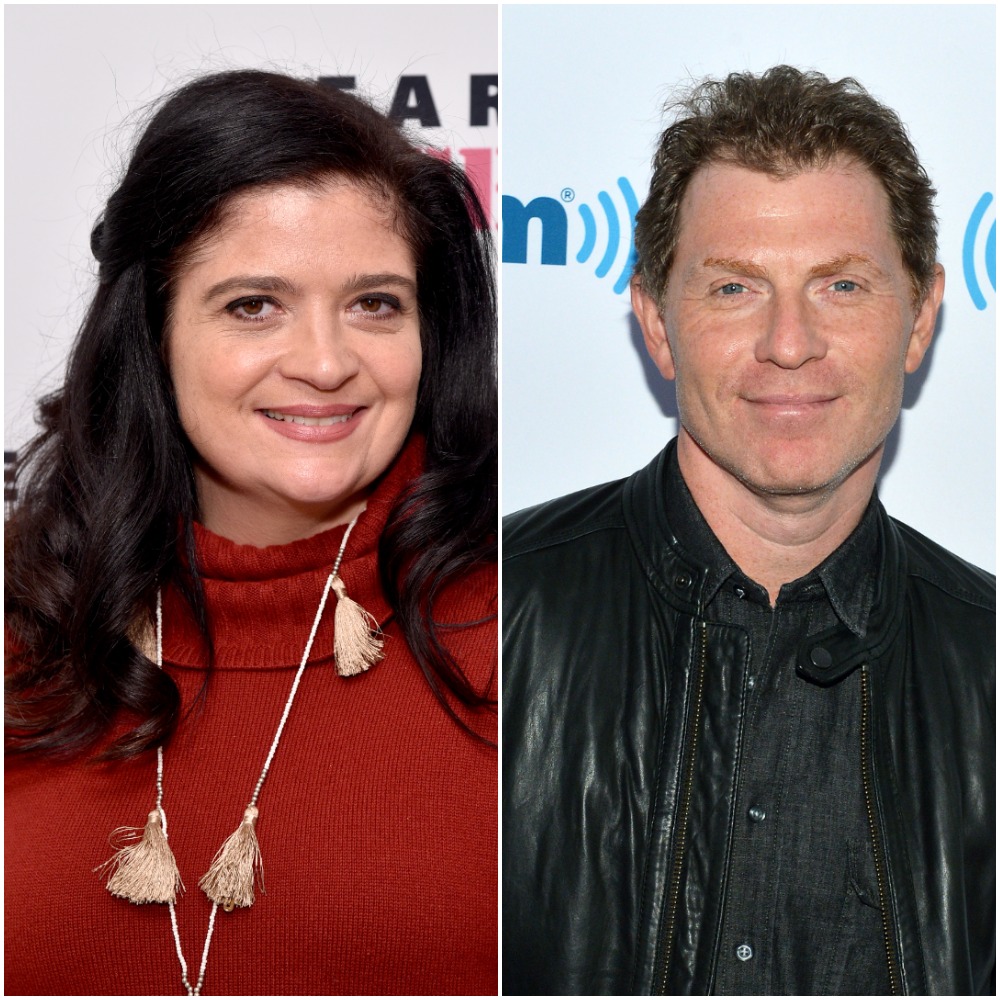 Les personnalités du Food Network Alex Guarnaschelli, à gauche, et Bobby Flay, à droite.