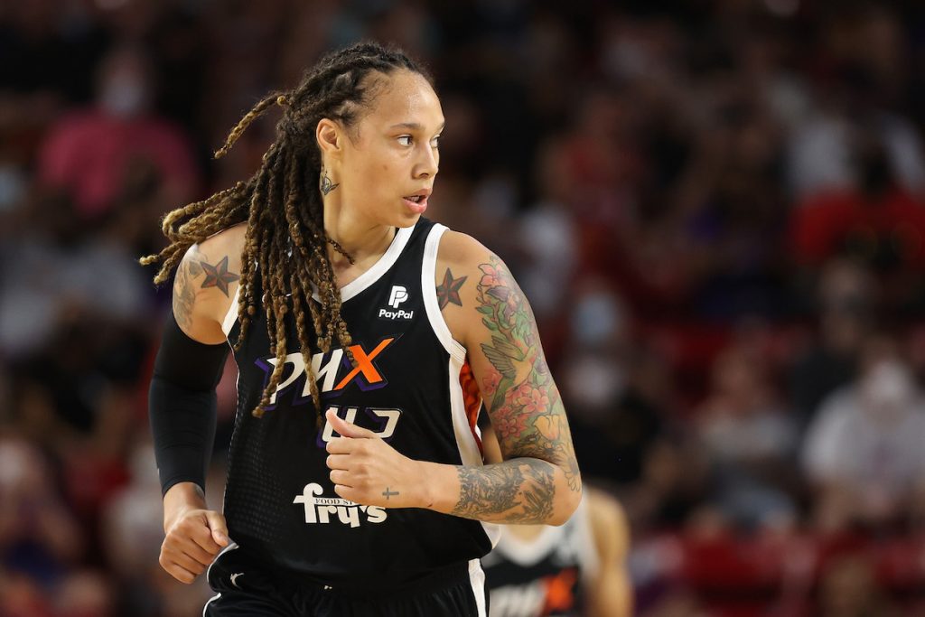 Brittney Griner du Phoenix Mercury lors des demi-finales de la WNBA 2021