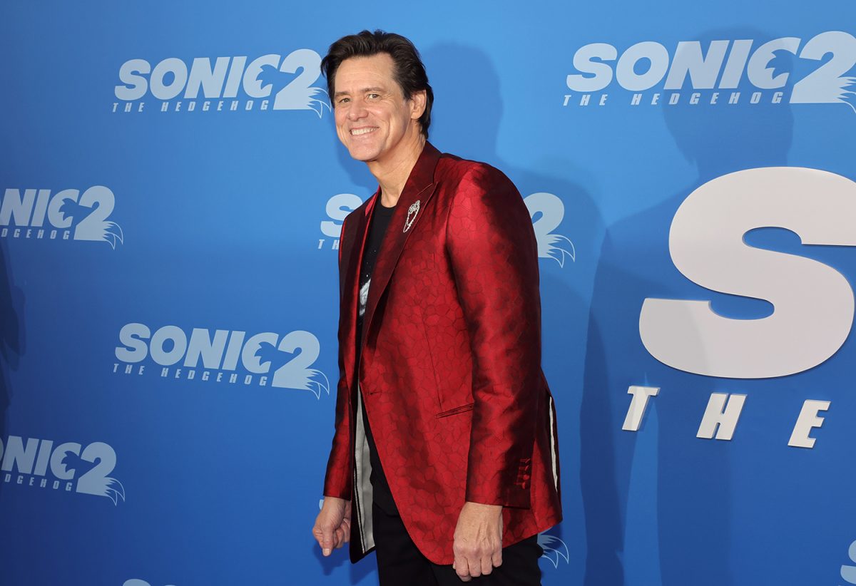 Jim Carrey assiste à la première de Sonic the Hedgehog 2.