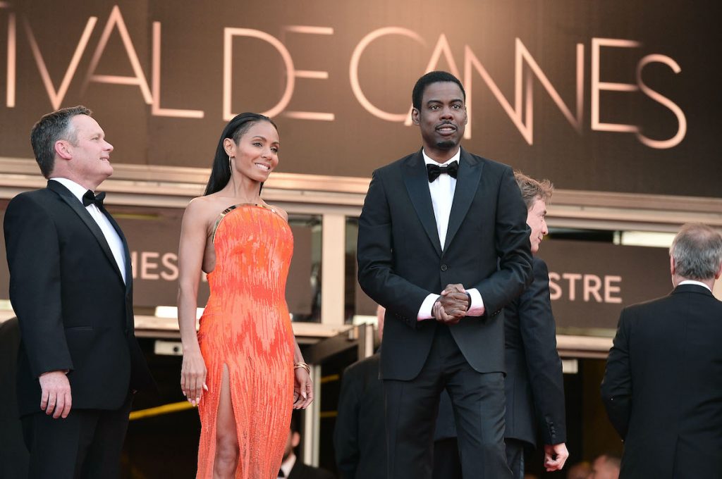 Jada Pinkett Smith et Chris Rock posent sur le tapis rouge