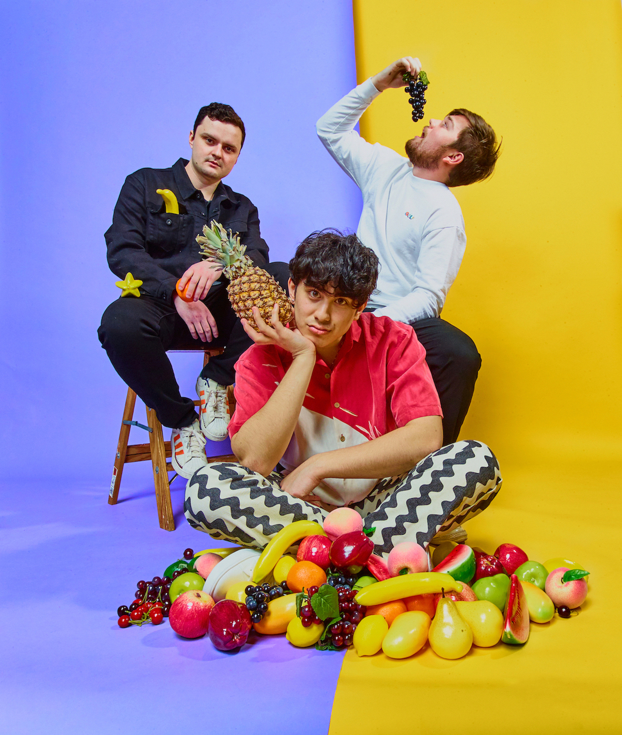 Groupe 'Changes', The Happy Fits avec Calvin Langman, Ross Monteith et Luke Davis