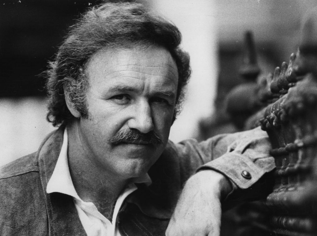 Gene Hackman à Londres en 1973, trois ans après avoir tourné 