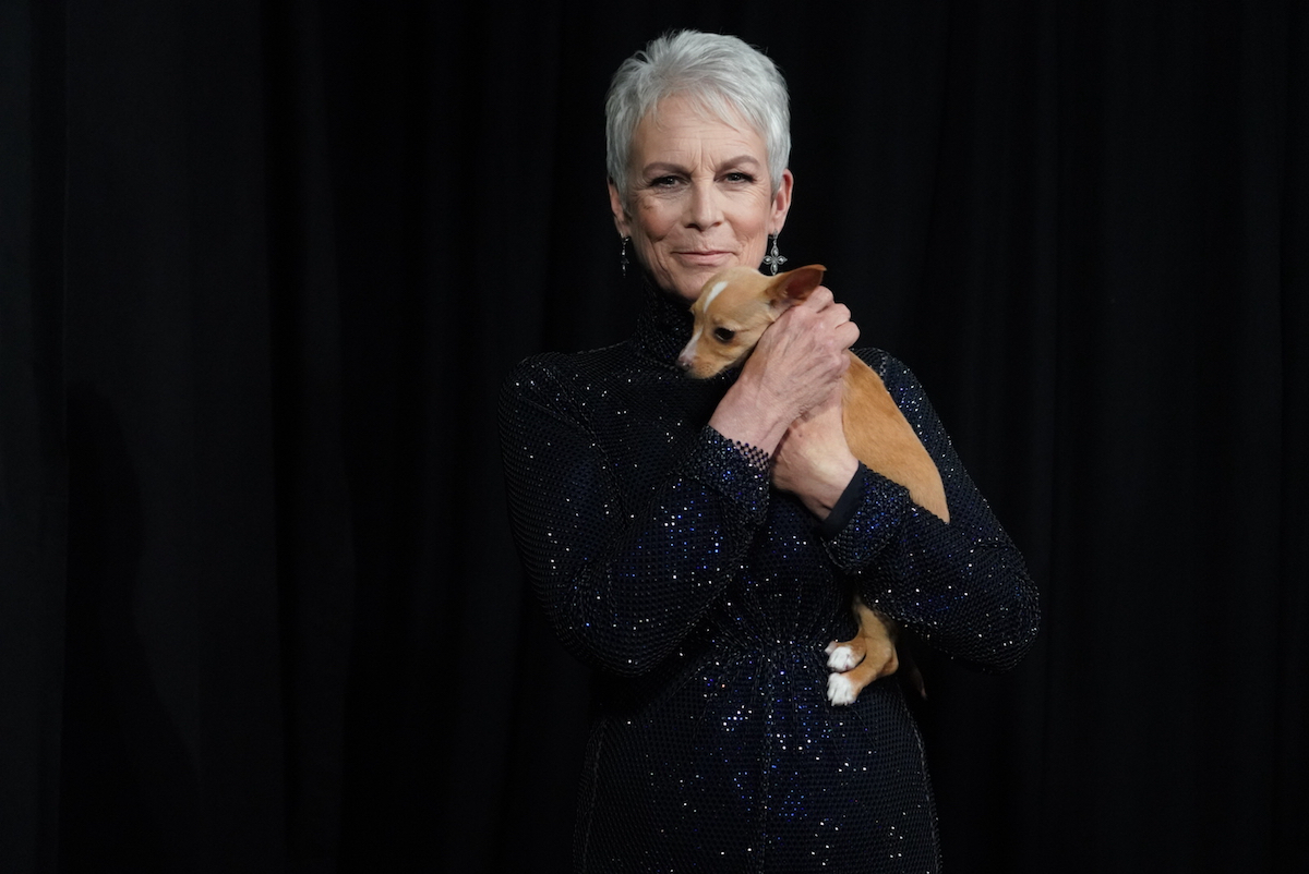 Oscars 2022 Jamie Lee Curtis chien Mac N Cheese