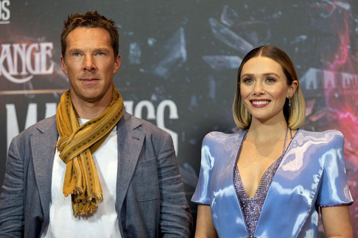 Benedict Cumberbatch et Elizabeth Olsen, qui incarnent Doctor Strange et Scarlet Witch dans