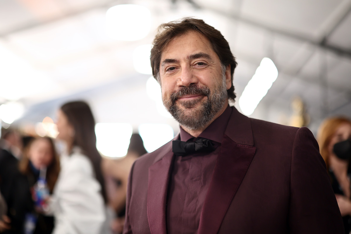 Javier Bardem souriant