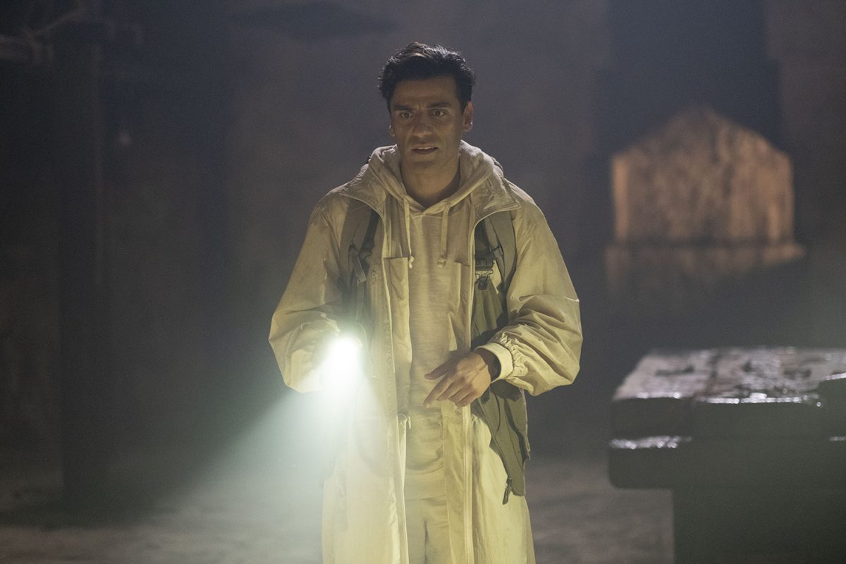 Oscar Isaac dans le rôle de Marc Spector/Steven Grant dans l'épisode 4 de Moon Knight.