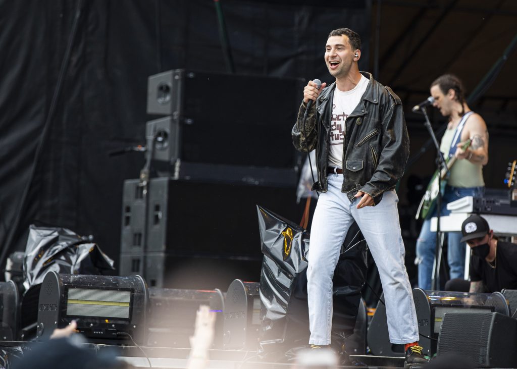 Jack Antonoff de Bleachers se produit le jour 2 de Music Midtown au Piedmont Park