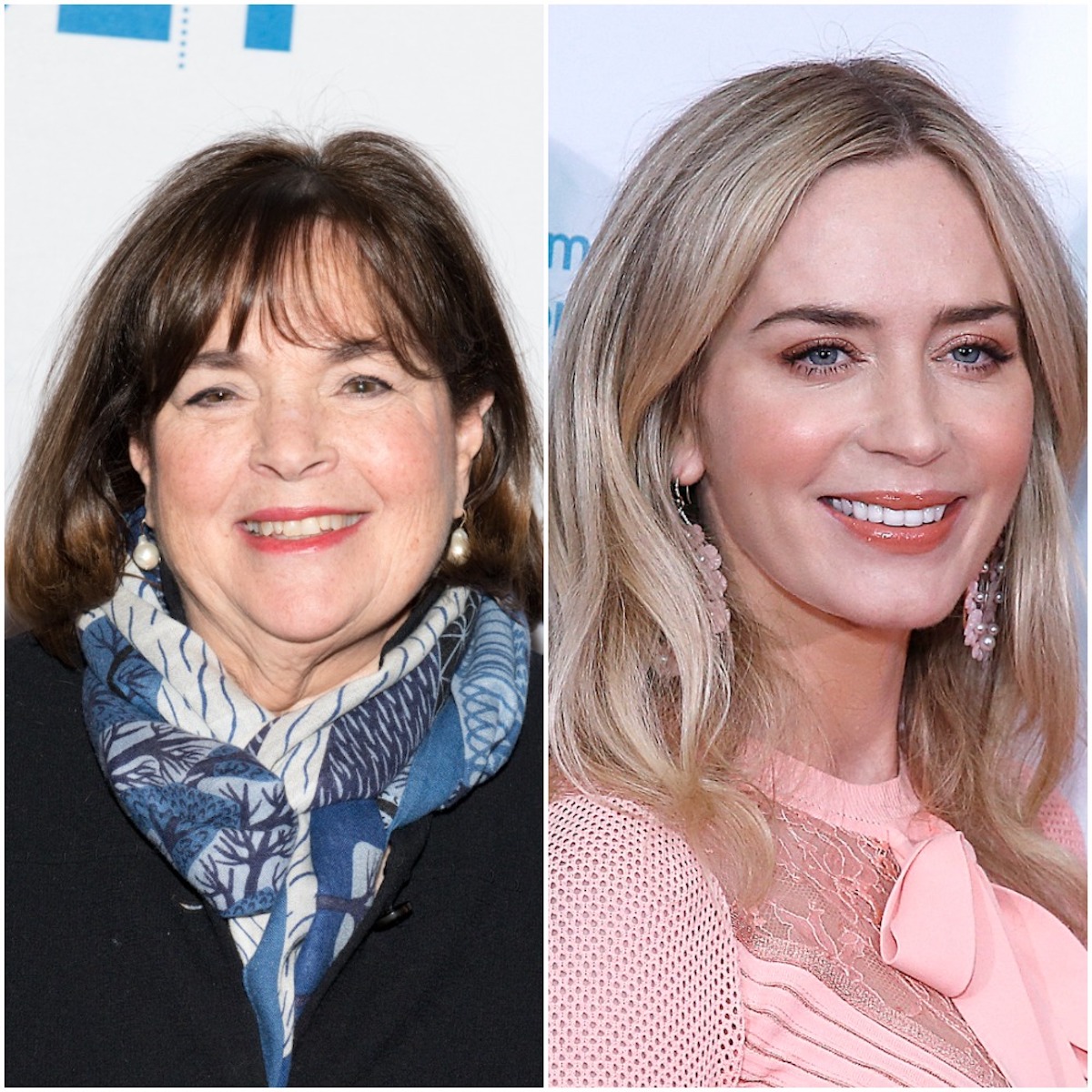 Barefoot Contessa Ina Garten et Emily Blunt sourient