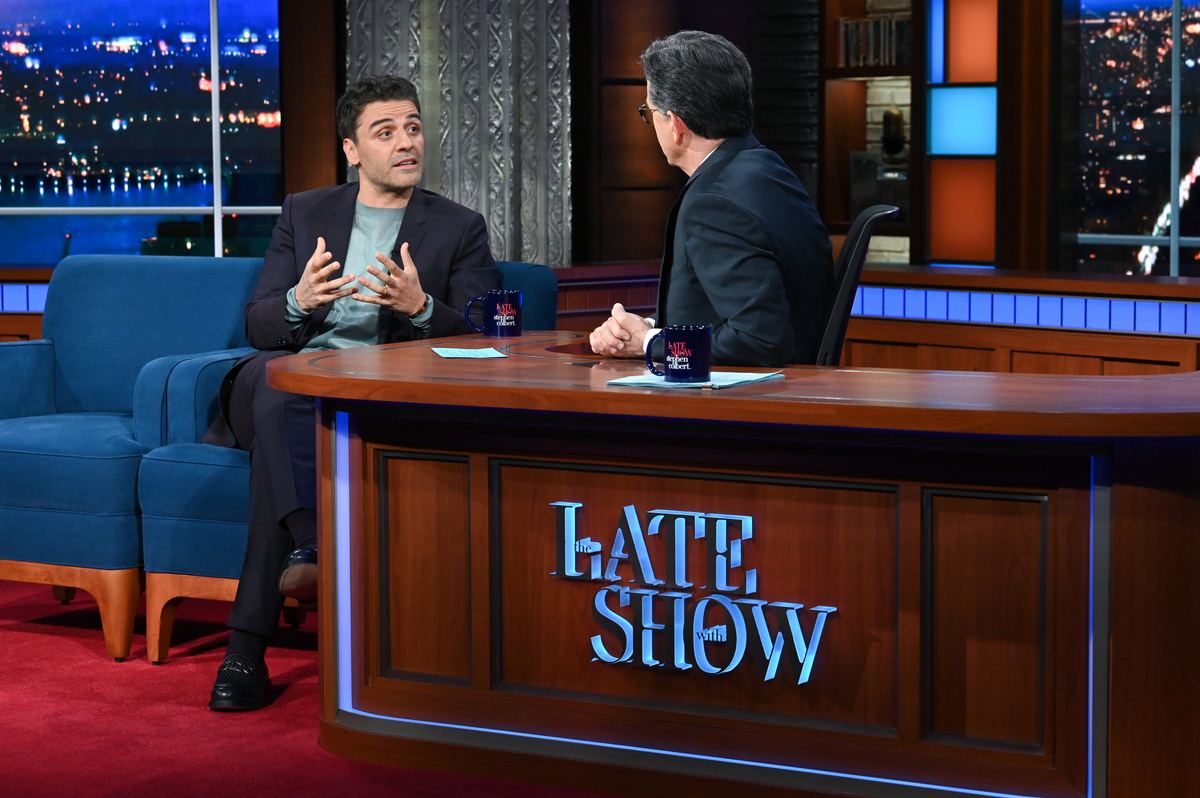 'The Late Show with Stephen Colbert' et l'invité Oscar Isaac