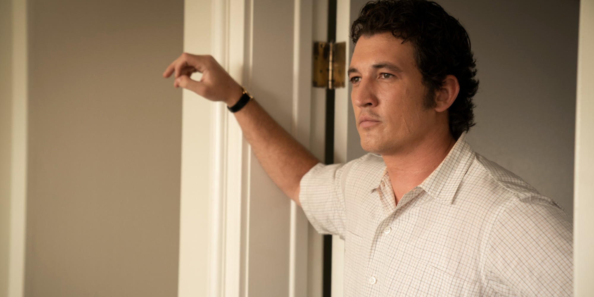 Miles Teller sur le tournage de la série Paramount+ 
