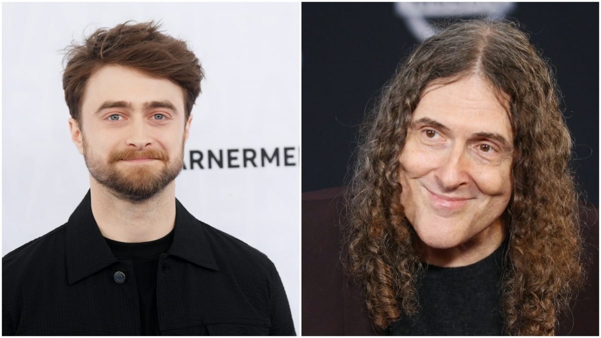 Daniel Radcliffe (à gauche) en 2019 et 'Weird Al' Yankovic (à droite) en 2018.