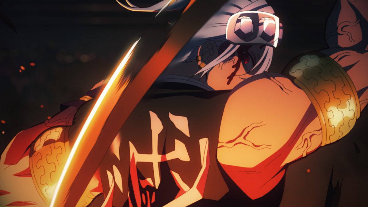 Tengen Uzui dans l'arc du quartier des divertissements de la saison 2 de