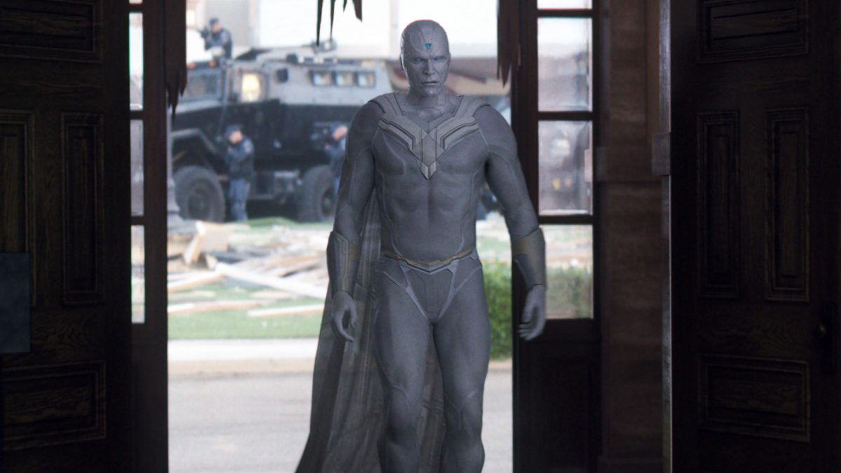 Paul Bettany, dans le personnage de White Vision, qui pourrait apparaître dans
