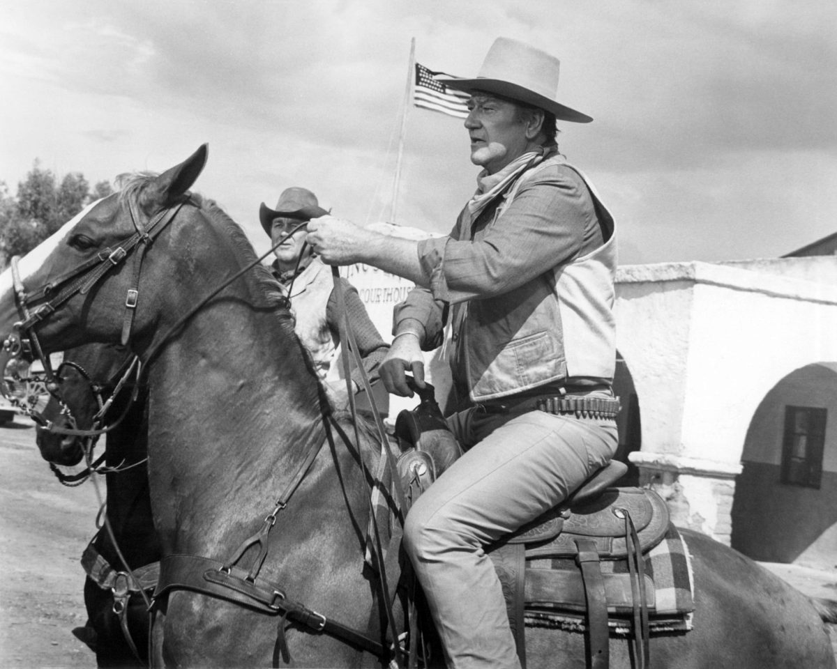 John Wayne à cheval
