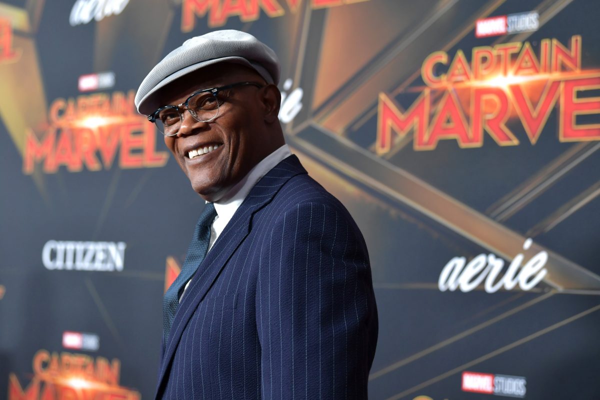Samuel L. Jackson assiste à la première du film Captain Marvel de Marvel